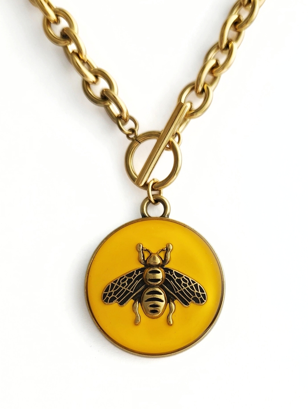 Gucci - Repurposed Bee Charm Necklace - Picture 1 of 1